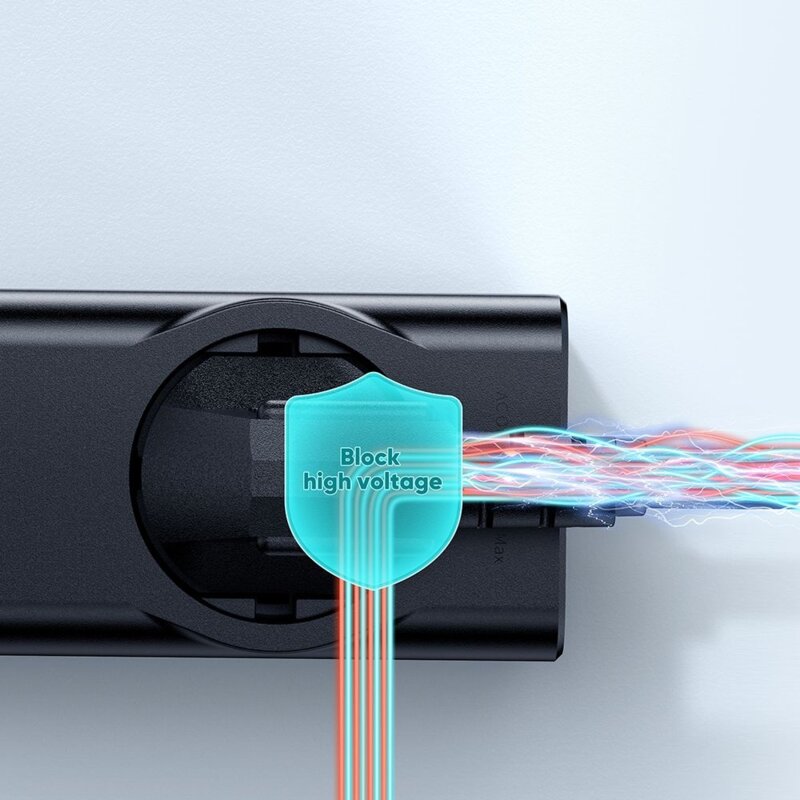 Prelungitor priza EU cu Schuko, Type-C, USB, 1.5m, Mcdodo Super Cube Series, CH-4620