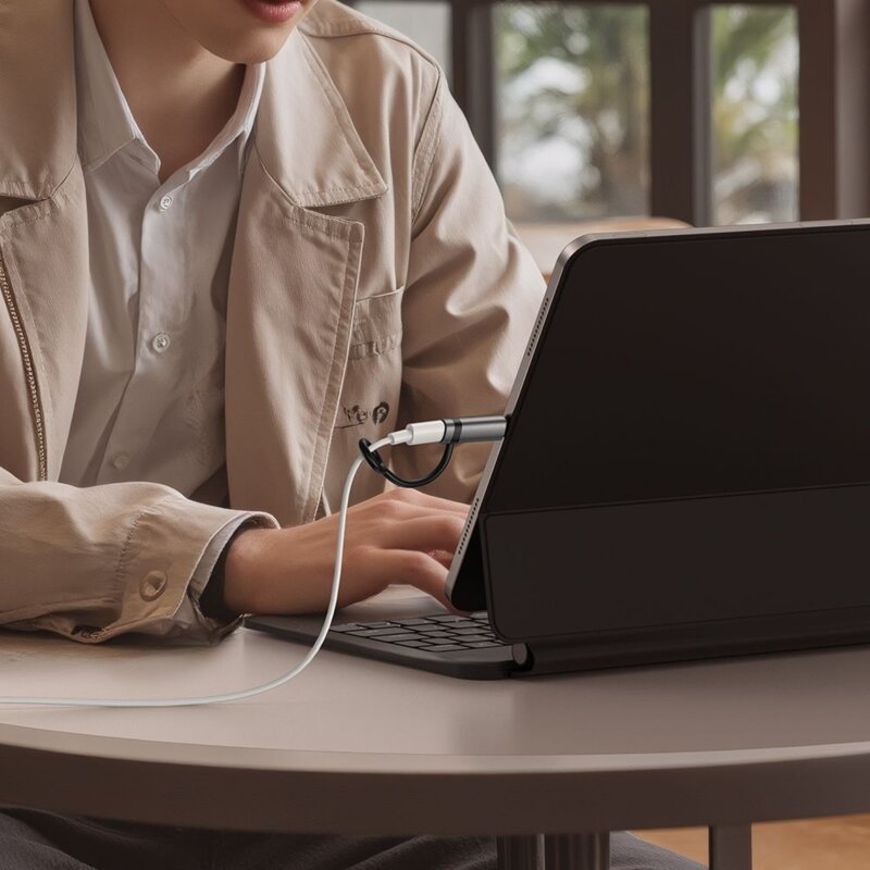 Adaptor Lightning la USB-C 60W cu display LED Mcdodo OT-0180