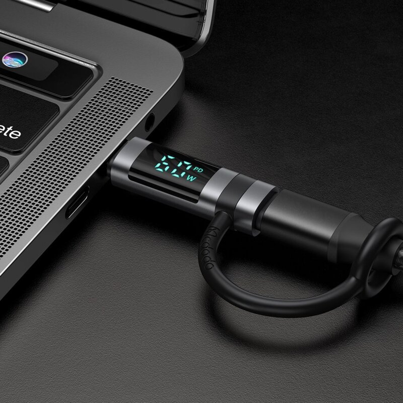 Adaptor Lightning la USB-C 60W cu display LED Mcdodo OT-0180