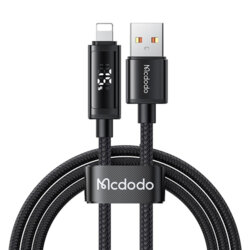 Cablu USB la Lightning cu afisaj LED, Mcdodo, 1.2m, CA-7970