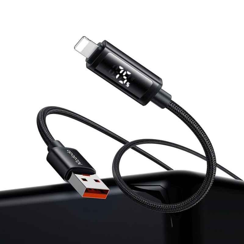 Cablu USB la Lightning cu afisaj LED, Mcdodo, 1.2m, CA-7970