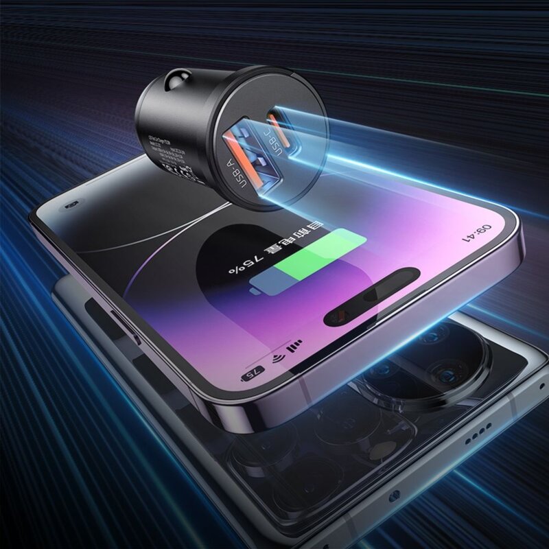 Incarcator auto bricheta 33W, Mcdodo Cool Series, negru, CC-2320