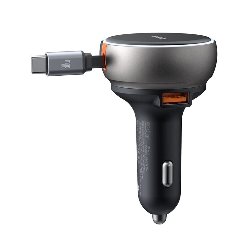 Incarcator auto cu cablu retractabil, 80W, Mcdodo CC-4850