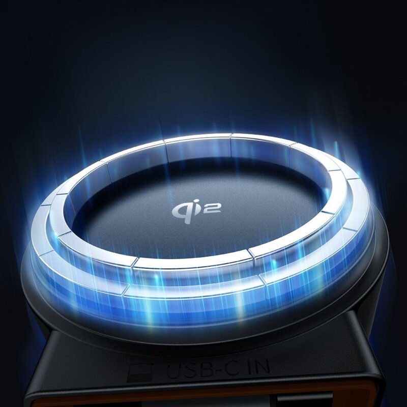 Suport auto cu incarcare wireless + cablu retractabil, Mcdodo, CH-0090