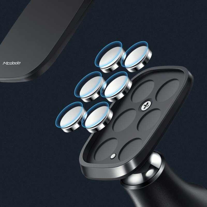 Suport auto magnetic, ajustabil, Mcdodo, negru, CM-8490