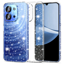 Husa sclipici Xiaomi Redmi 15C 4G Techsuit SparkleSkin, transparenta