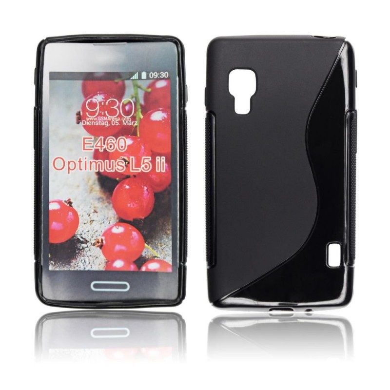 Husa LG Optimus L5-2 E460 Silicon Gel TPU Negru