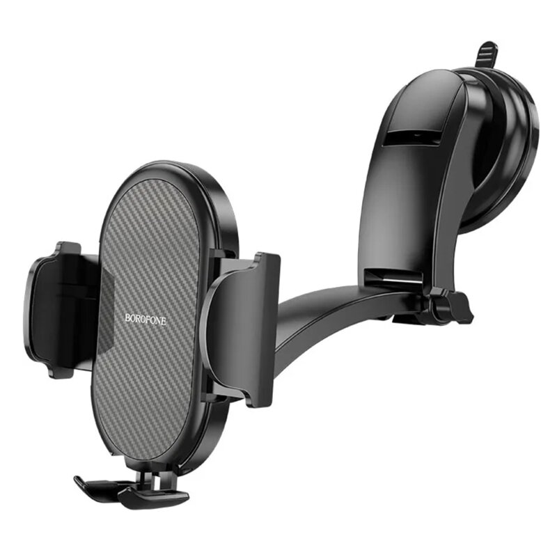 Suport auto pentru telefon bord/parbriz Borofone Charm BH73, negru