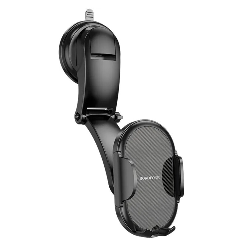Suport auto pentru telefon bord/parbriz Borofone Charm BH73, negru