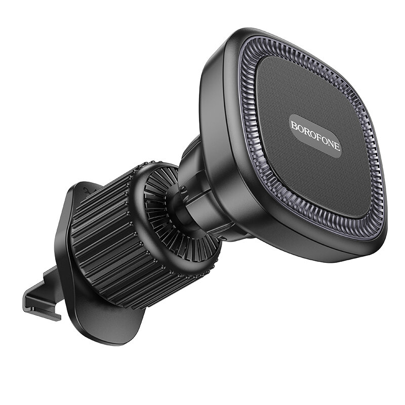 Suport telefon magnetic pentru grila ventilatie Borofone Ice BH96, negru