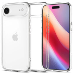 Husa iPhone 17 Air Spigen Ultra Hybrid, transparenta