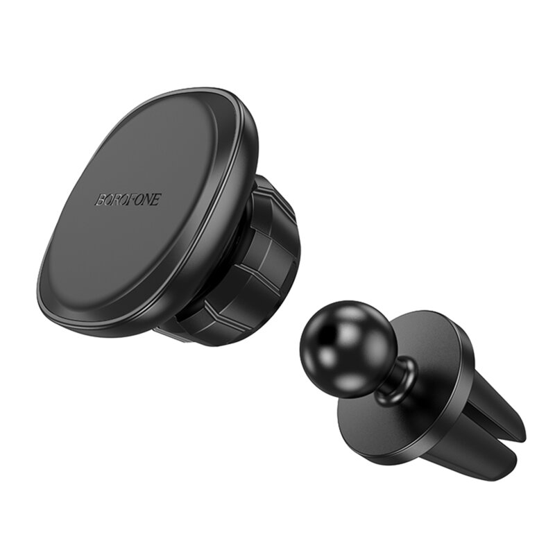 Suport telefon magnetic pentru grila ventilatie Borofone Cloud BH102, negru