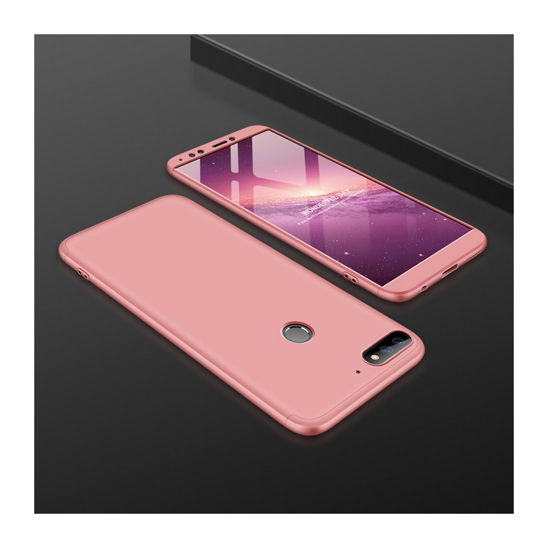 Husa Huawei Y7 Prime 2018 GKK 360 Full Cover Roz