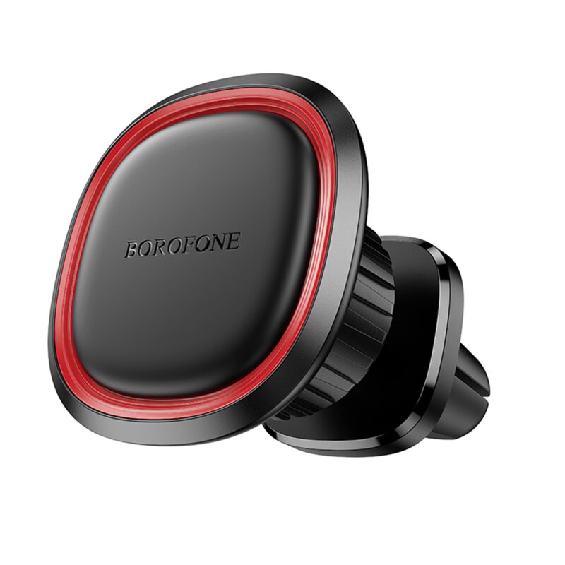 Suport telefon magnetic pentru grila ventilatie Borofone Roman BH124, negru