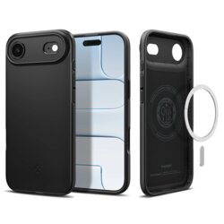 Husa iPhone 17 Air Spigen Thin Fit MagSafe, negru