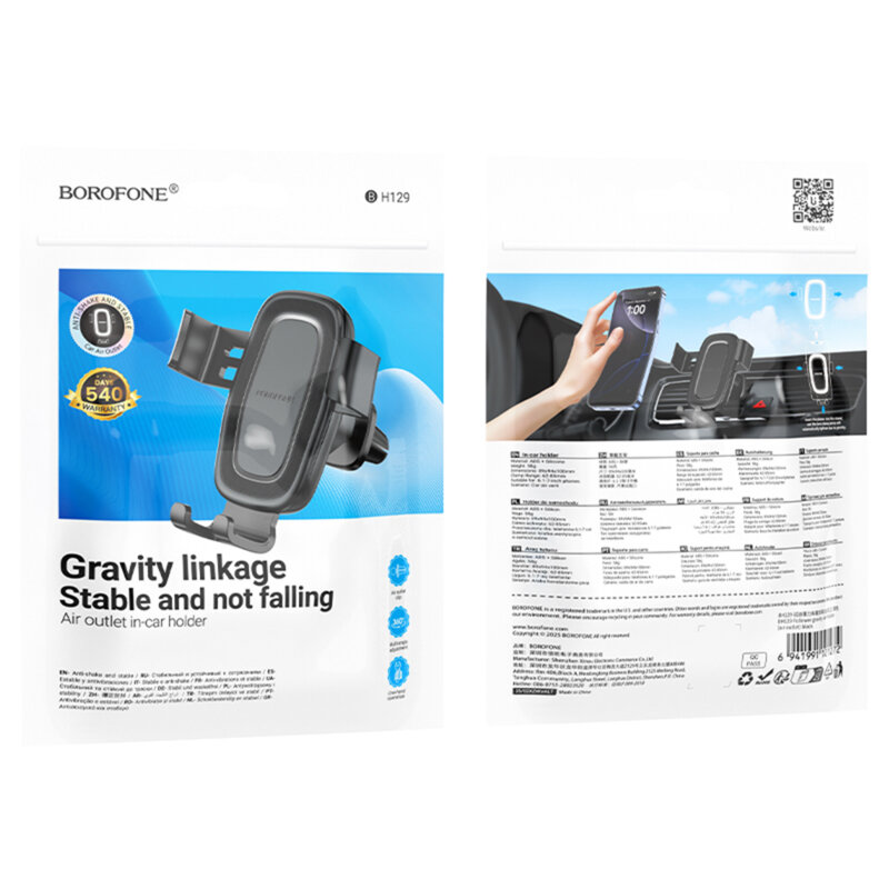 Suport auto grila ventilatie pentru telefon 6.1–7