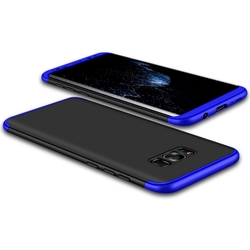 Husa Samsung Galaxy S8 GKK 360 Full Cover Negru-Albastru