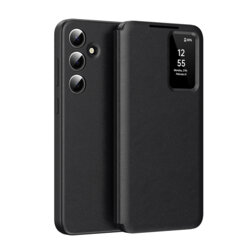 Husa tip carte Samsung Galaxy A16 5G SmartView Series, negru