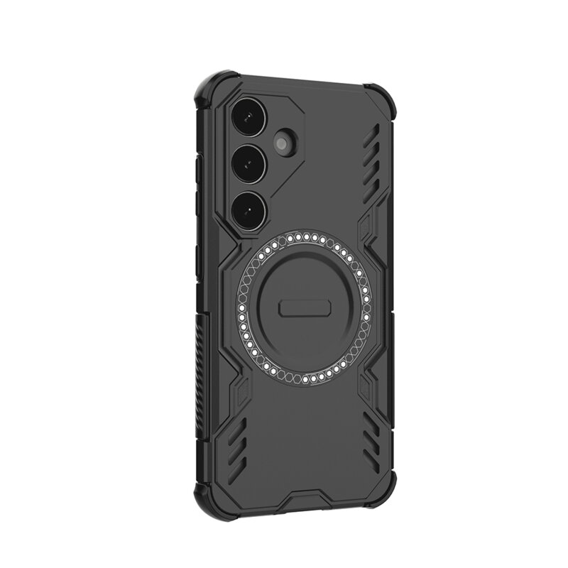 Husa Samsung Galaxy S25 FE Techsuit ArmorMag Case, negru