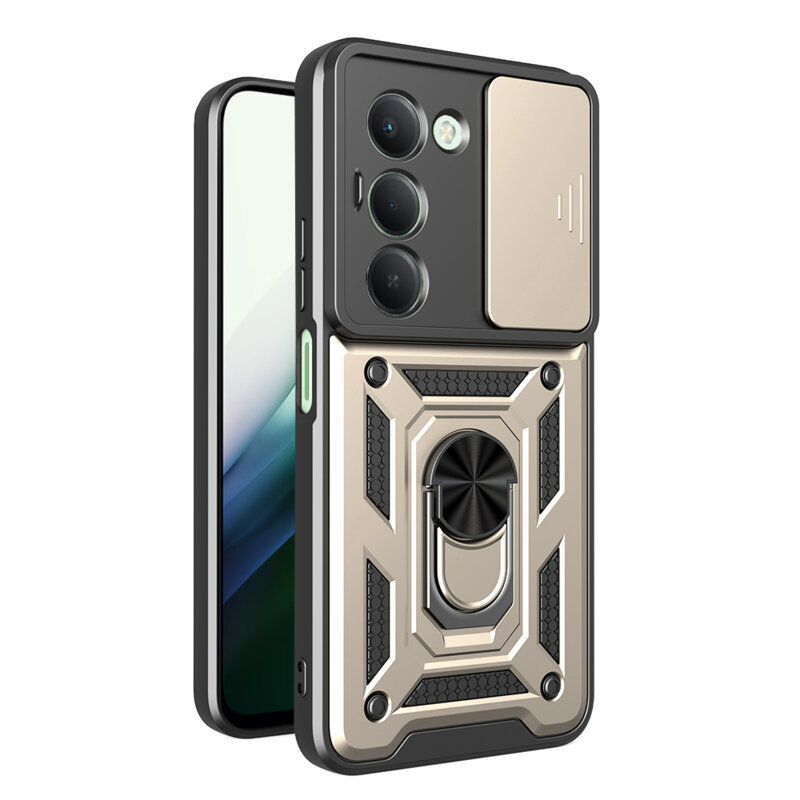 Husa Xiaomi Redmi 15 5G protectie camera Techsuit CamShield Series, auriu