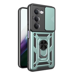 Husa Xiaomi Redmi 15 4G protectie camera Techsuit CamShield Series, verde
