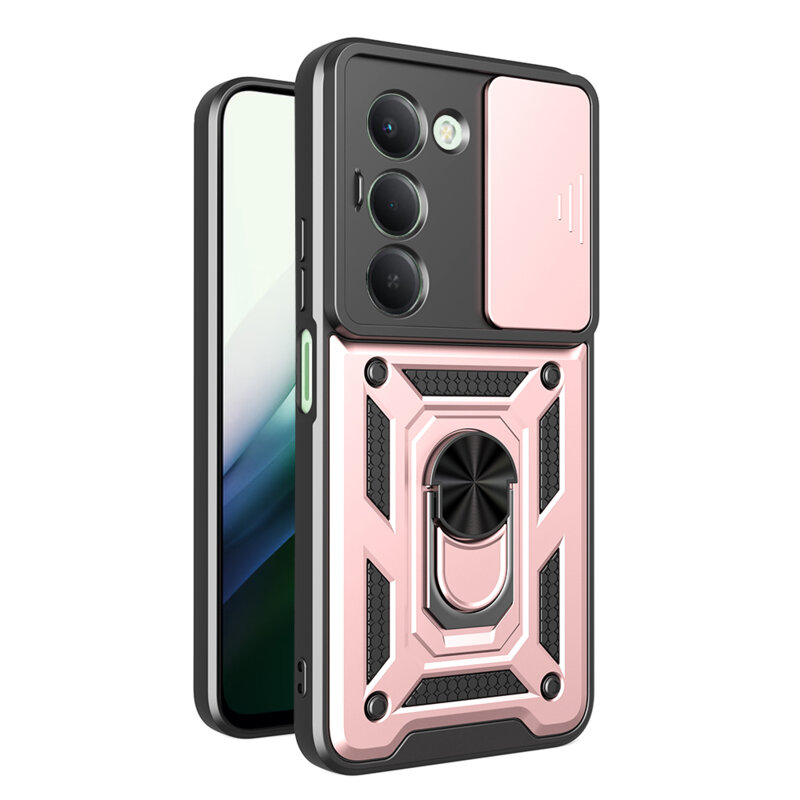 Husa Xiaomi Redmi 15 5G protectie camera Techsuit CamShield Series, roz