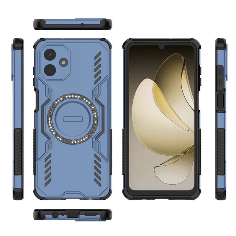 Husa Samsung Galaxy A07 4G Techsuit ArmorMag Case, albastru