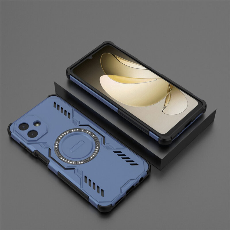 Husa Samsung Galaxy A07 4G Techsuit ArmorMag Case, albastru