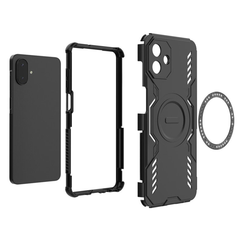 Husa Samsung Galaxy A07 4G Techsuit ArmorMag Case, negru