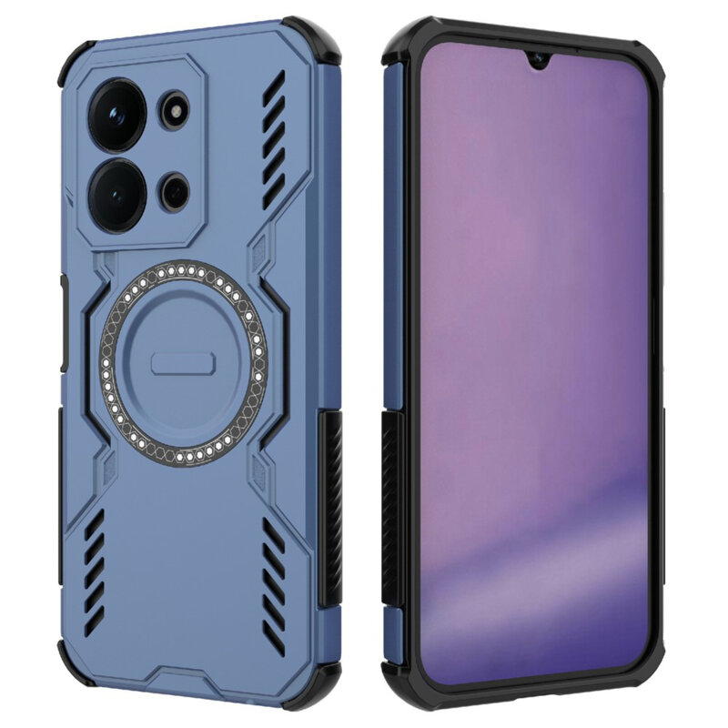 Husa Xiaomi Redmi 15C 4G Techsuit ArmorMag Case, albastru