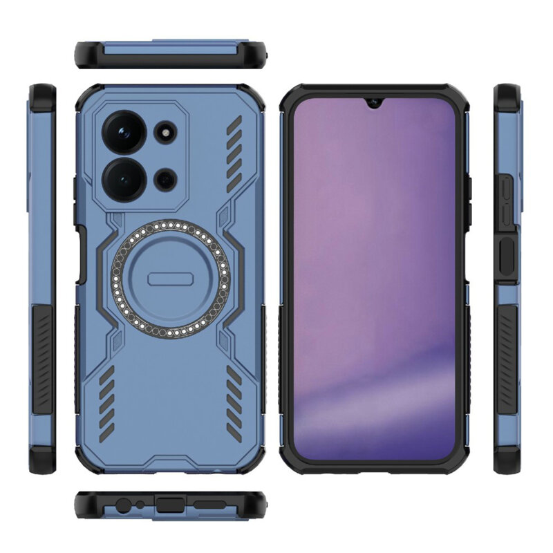 Husa Xiaomi Redmi 15C 4G Techsuit ArmorMag Case, albastru