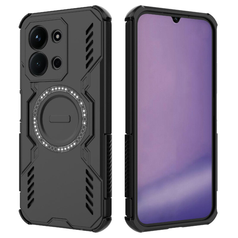Husa Xiaomi Redmi 15C 4G Techsuit ArmorMag Case, negru