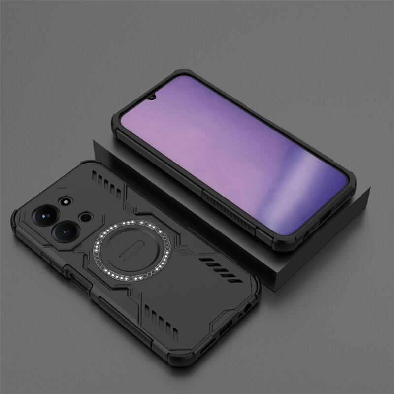 Husa Xiaomi Redmi 15C 4G Techsuit ArmorMag Case, negru