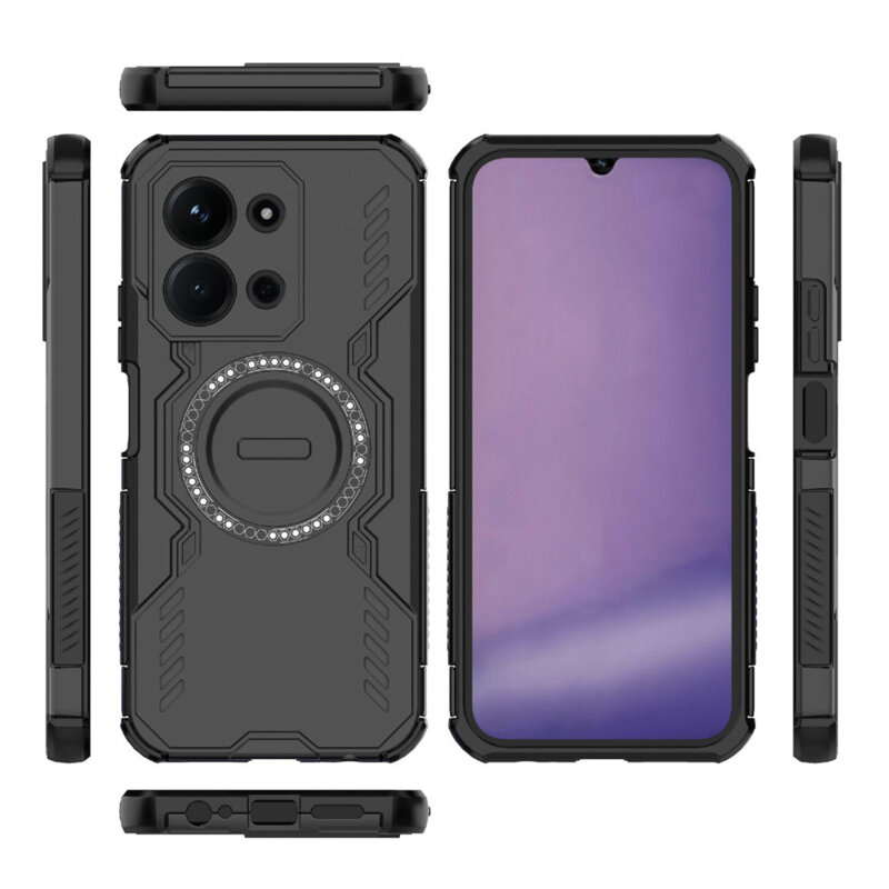 Husa Xiaomi Redmi 15C 5G Techsuit ArmorMag Case, negru
