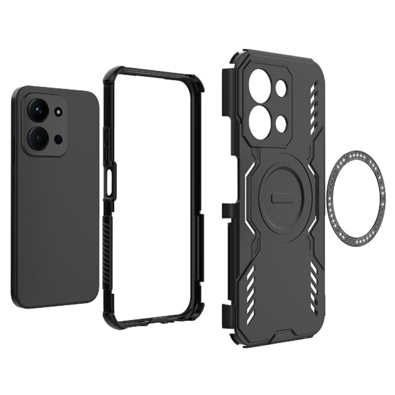 Husa Xiaomi Redmi 15C 5G Techsuit ArmorMag Case, negru