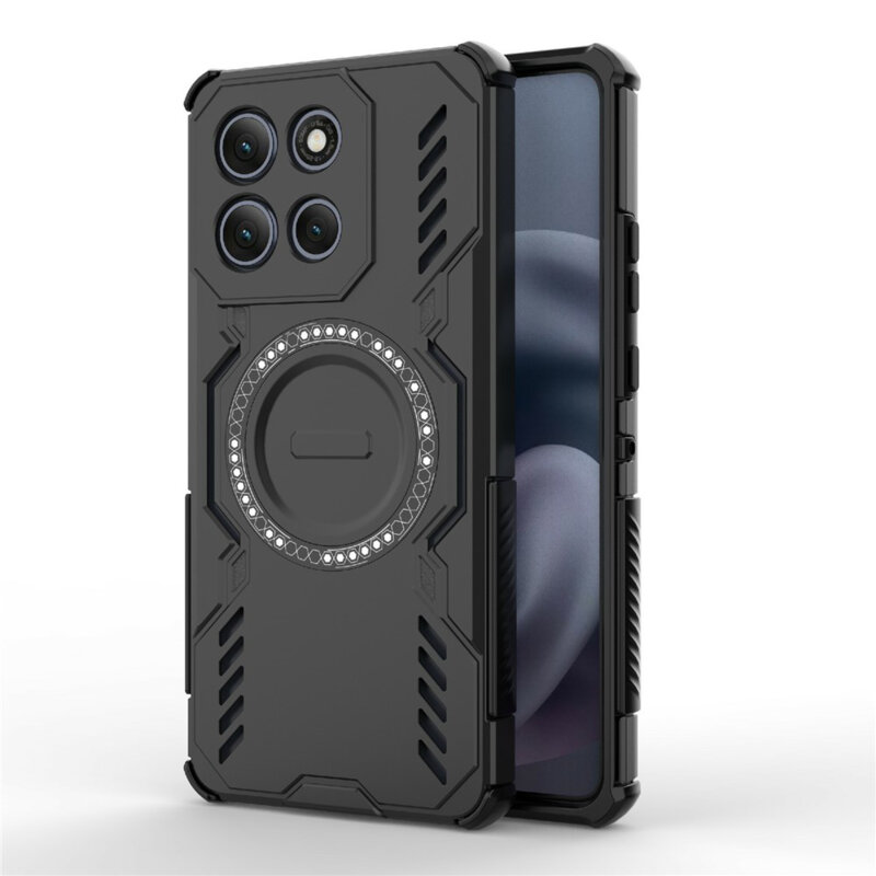 Husa Motorola Moto G86 Power Techsuit ArmorMag Case, negru