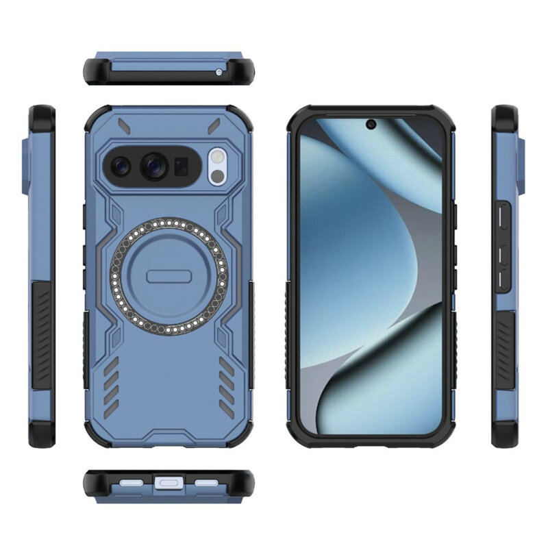Husa Google Pixel 10 Pro Techsuit ArmorMag Case, albastru