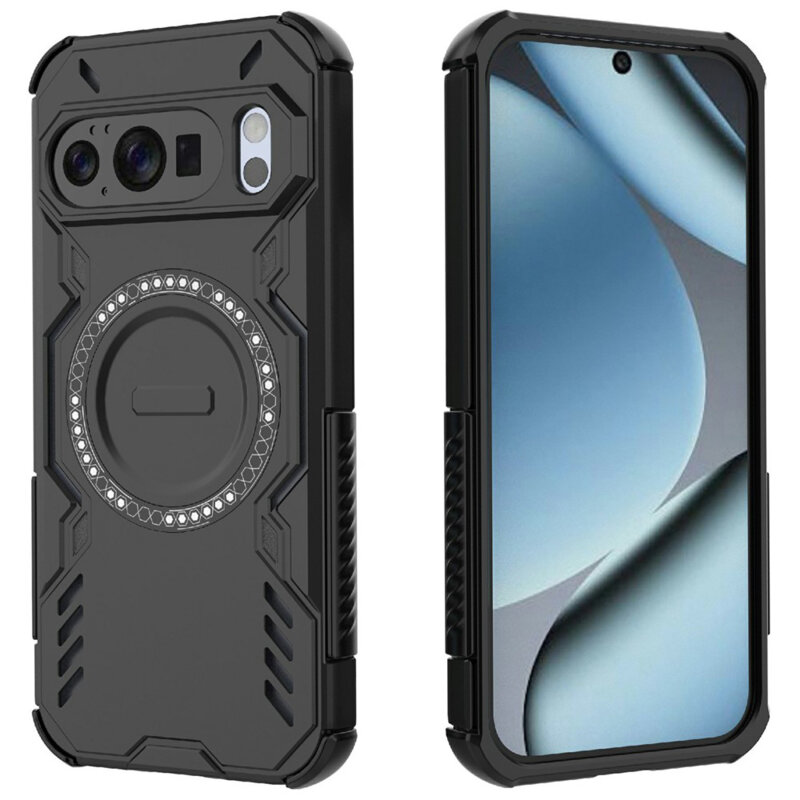 Husa Google Pixel 10 Pro Techsuit ArmorMag Case, negru