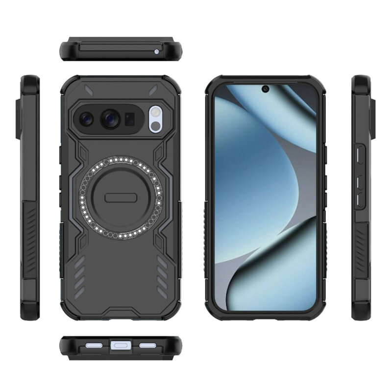 Husa Google Pixel 10 Pro Techsuit ArmorMag Case, negru