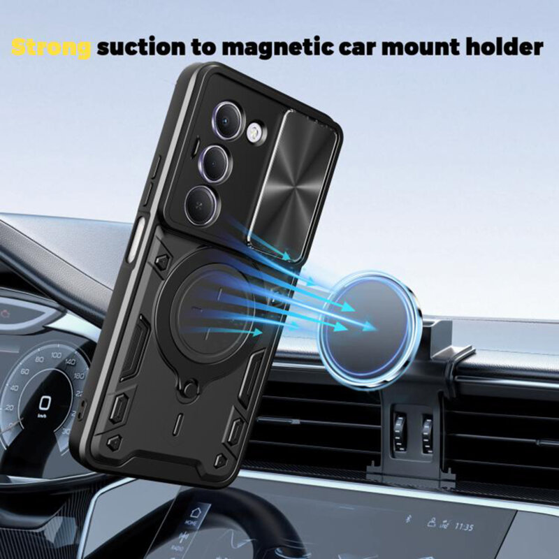 Husa Xiaomi Redmi 15 5G Techsuit CamGuard Pro, albastru