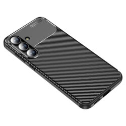 Husa Samsung Galaxy S25 FE Techsuit CarbonFiber, negru
