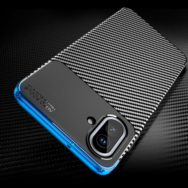 Husa Samsung Galaxy A07 4G Techsuit CarbonFiber, negru