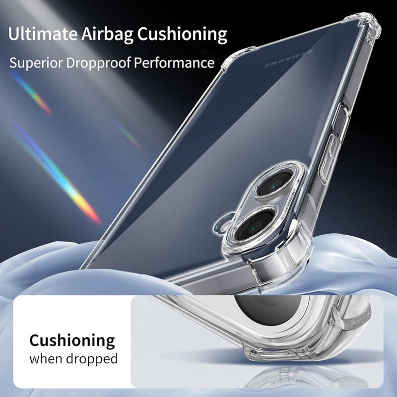 Husa Samsung Galaxy A07 4G Techsuit Shockproof Clear Silicone, transparenta