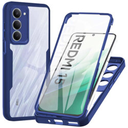 Husa 360° Xiaomi Redmi 15 5G Techsuit ColorVerse, albastru