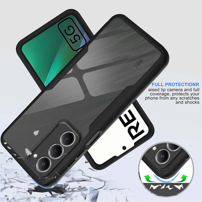 Husa 360° Xiaomi Redmi 15 4G Techsuit ColorVerse, negru