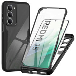 Husa 360° Xiaomi Redmi 15 5G Techsuit ColorVerse, negru