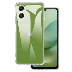Husa Motorola Moto G06 Techsuit Shockproof Clear Silicone, transparenta