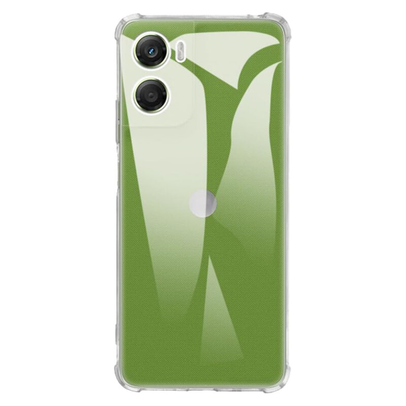 Husa Motorola Moto G06 Techsuit Shockproof Clear Silicone, transparenta