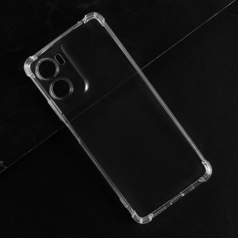 Husa Motorola Moto G06 Techsuit Shockproof Clear Silicone, transparenta