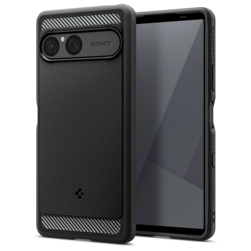 Husa Sony Xperia 10 VII Spigen Rugged Armor, negru